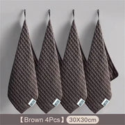 Microfiber Coffee-Bar Cleaning Towels — 30 × 30 cm, Selected Pack