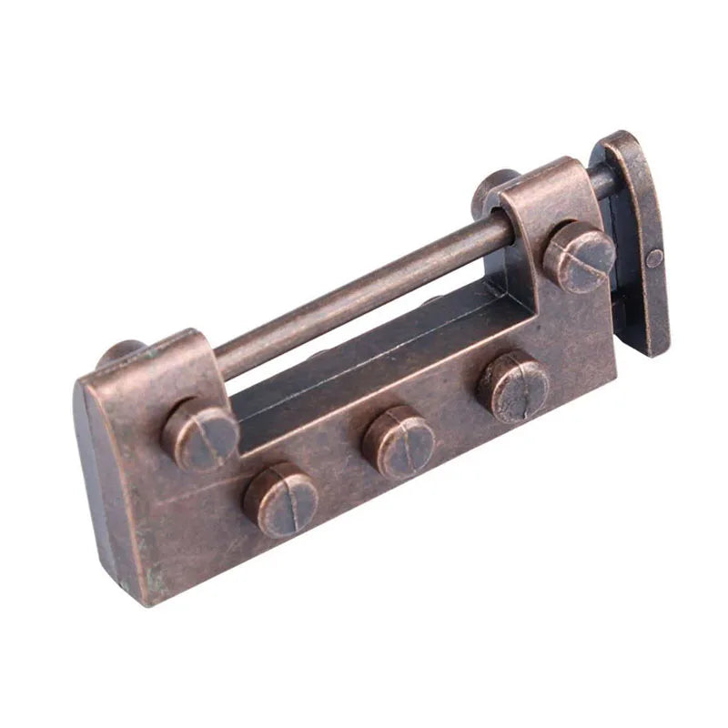 Ancient Chinese Puzzle Lock with Key Metal Disentanglement Brain Teasers For Kids & Adults IQ Test Educational Toys