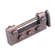 Ancient Chinese Puzzle Lock with Key Metal Disentanglement Brain Teasers For Kids & Adults IQ Test Educational Toys