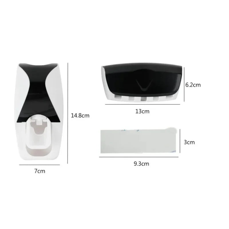 Wall-Mounted Toothbrush & Toothpaste Set