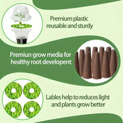 67-Piece Indoor Hydroponic Seed Pod Kit