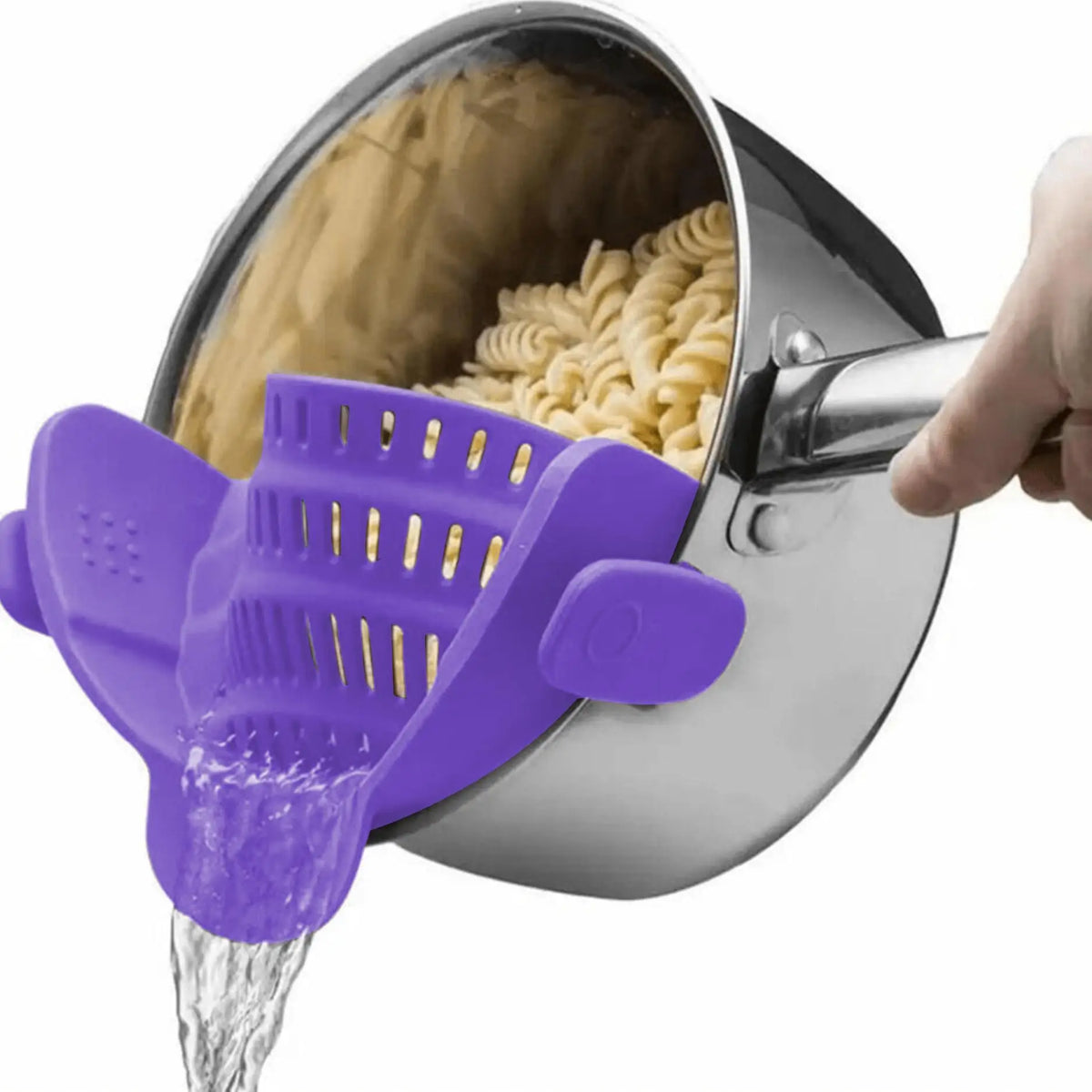 Flexible Clip-On Pot Strainer — 23 × 12.5 × 6.7 cm, 1 Piece