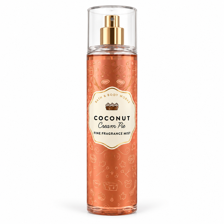 Bath & Body Works Coconut Cream Pie Fine Fragrance Mist Sample – 5 mL