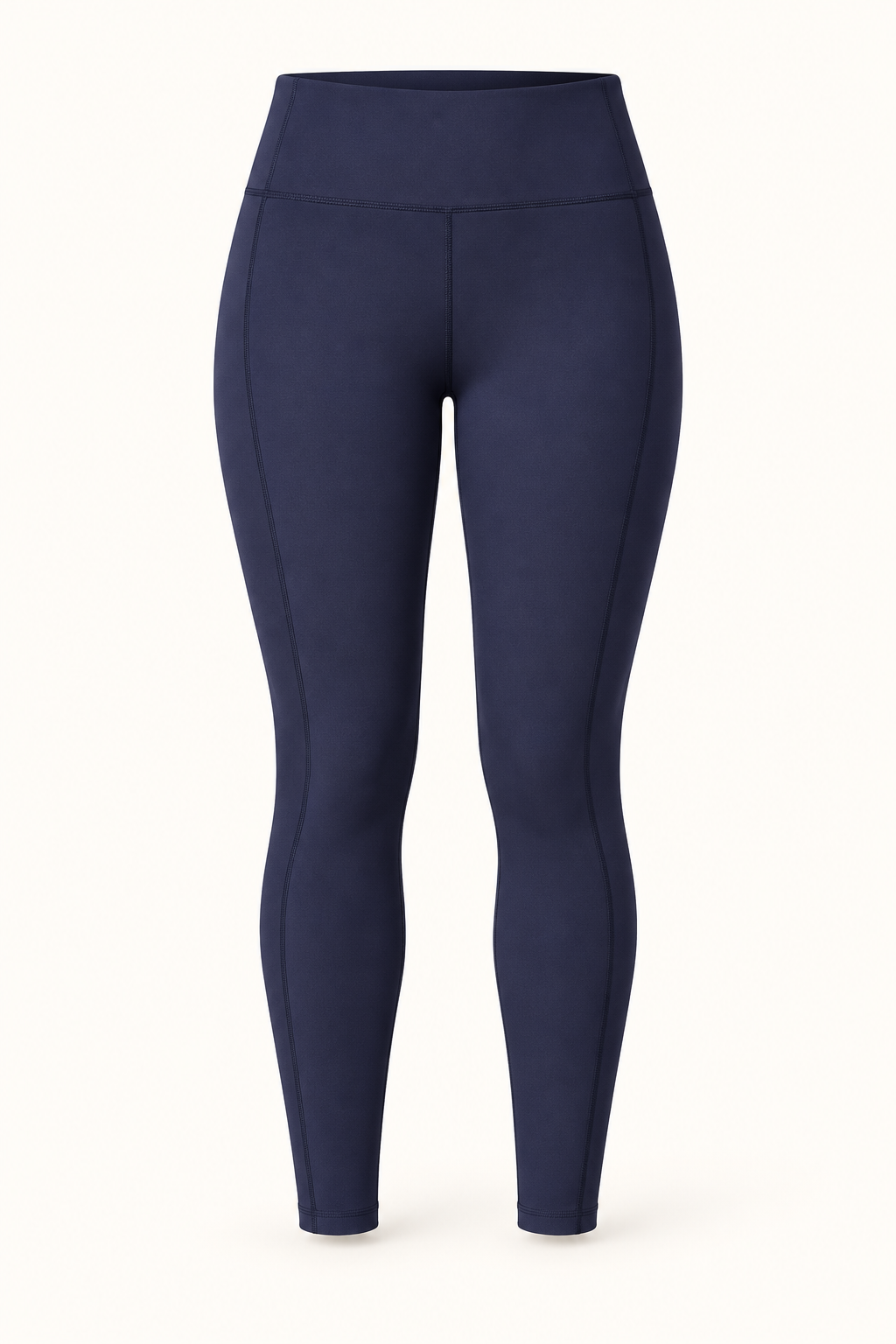 Bebe Sport navy performance leggings studio product photo