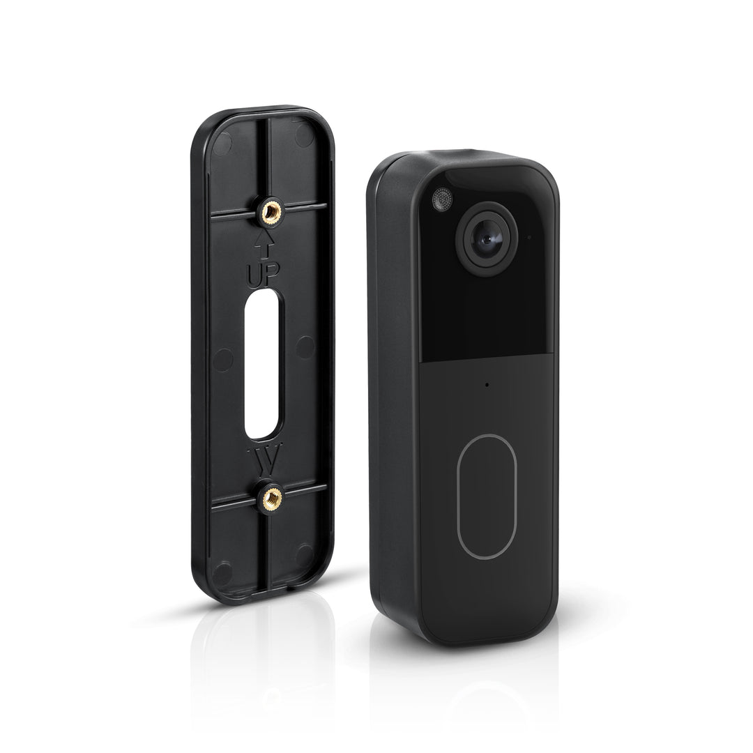 Black wall mount bracket for Blink Video Doorbell