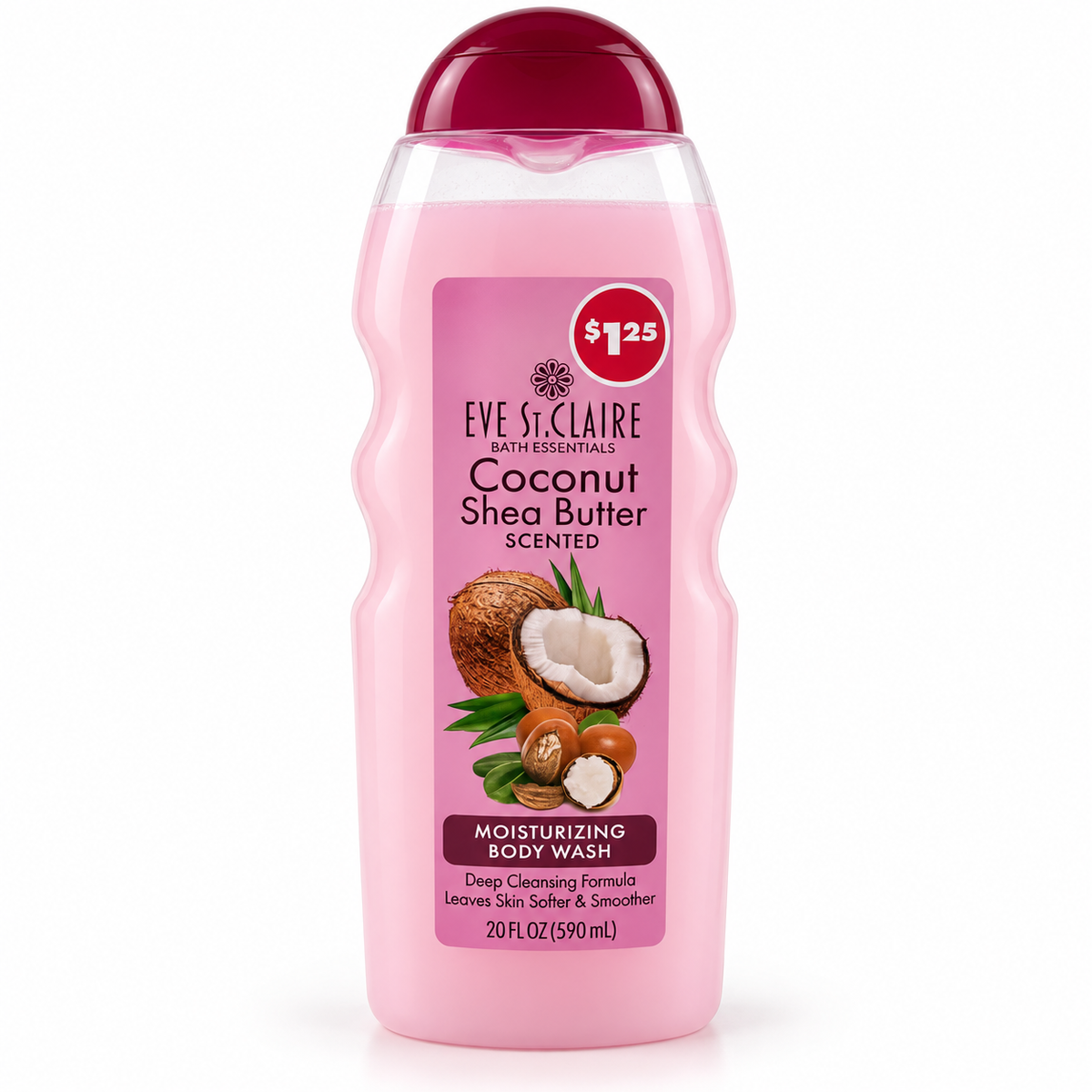 Eve St. Claire Coconut Shea Butter moisturizing body wash