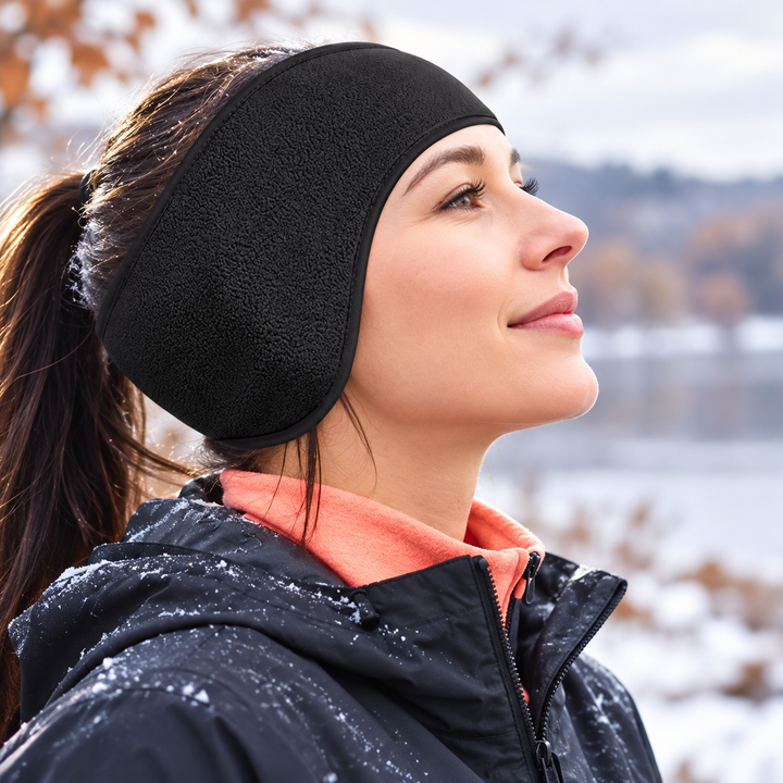 Unisex Polyester Fleece Ear-Warmer Headband — Selected Pack