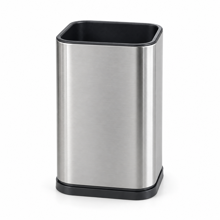 Stainless Steel Countertop Utensil Holder — Detachable Drain Base