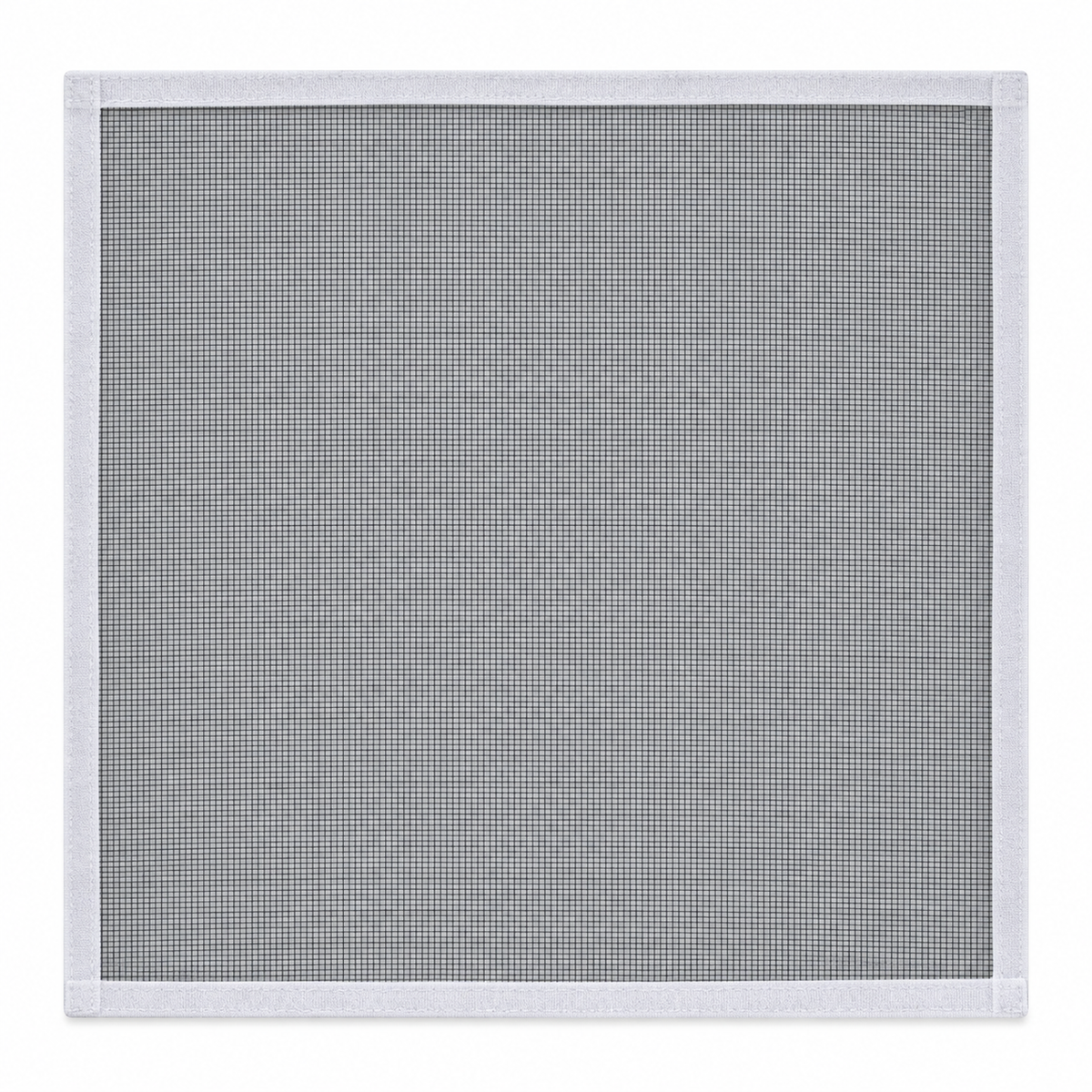 Fiberglass Window Screen with Hook-and-Loop Edging — Gray, Selected Size