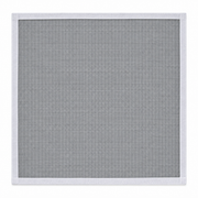 Fiberglass Window Screen with Hook-and-Loop Edging — Gray, Selected Size