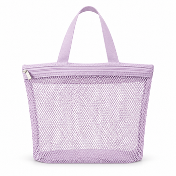 Polyester Mesh Zipper Toiletry Tote — 15 × 18.5 × 6.5 cm — product only