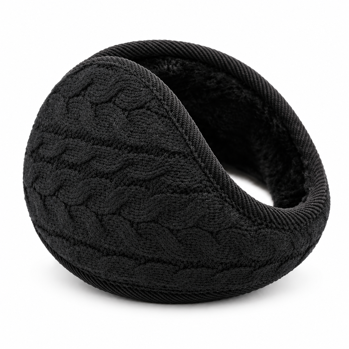 Unisex Knit Behind-Head Winter Earmuffs — 1 Pair — product only