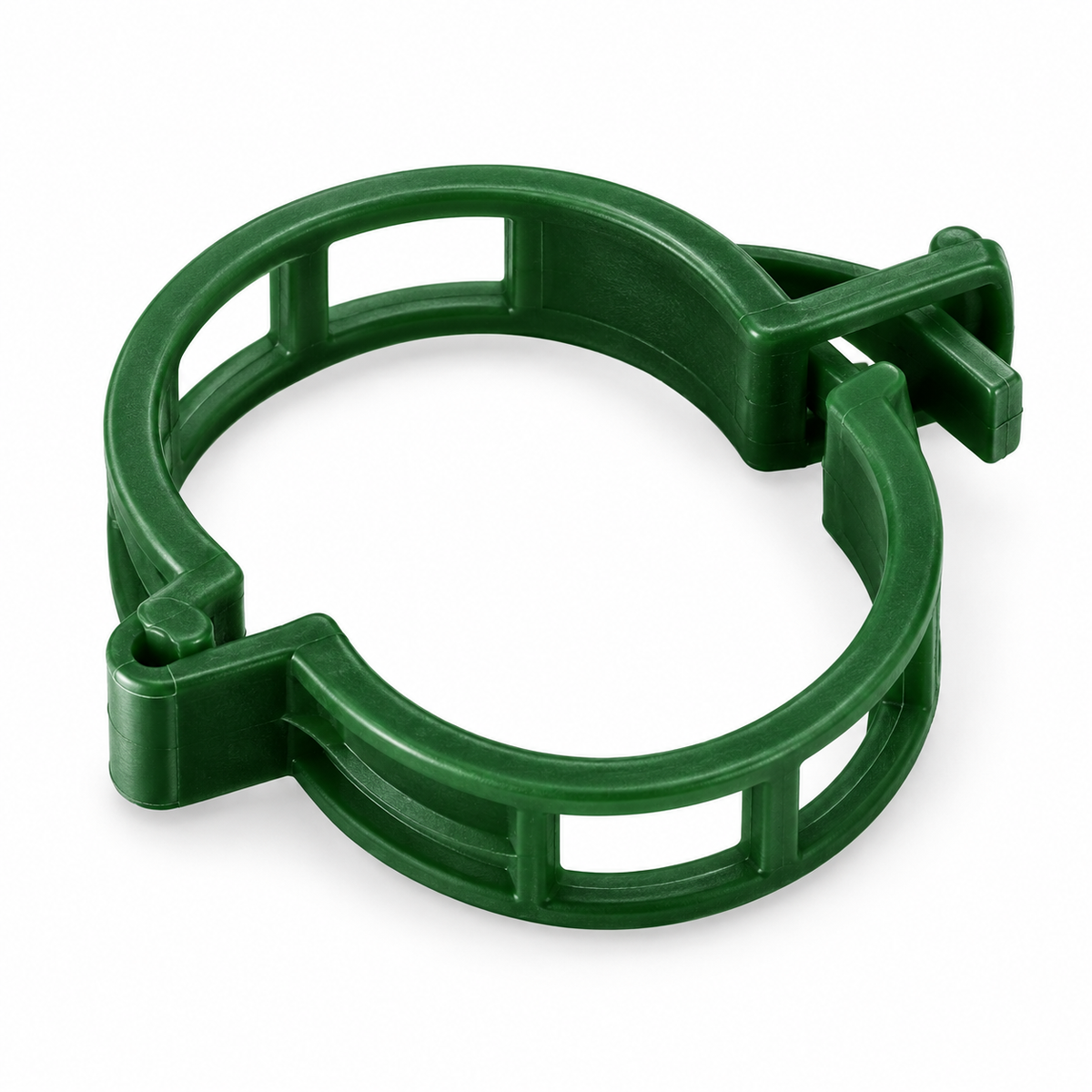 Individual green plant clip detail; selected pack contains 100 clips