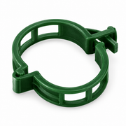 Individual green plant clip detail; selected pack contains 100 clips