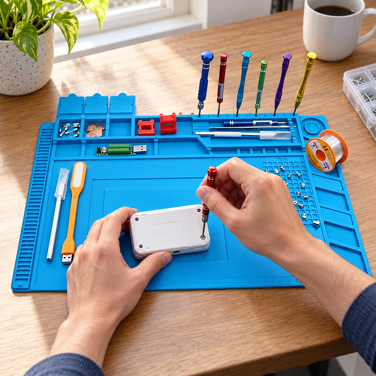 Silicone Electronics Repair Work Mat — Model and Size Options