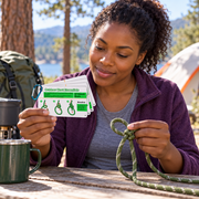 Outdoor Knot Reference Cards with Mini Clip — 27-Knot Guide Set