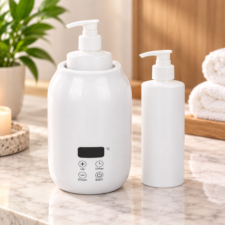 Massage Oil Bottle Warmer with Digital Controls