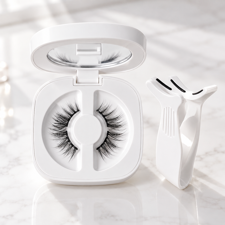 Reusable Magnetic False Lashes with Applicator