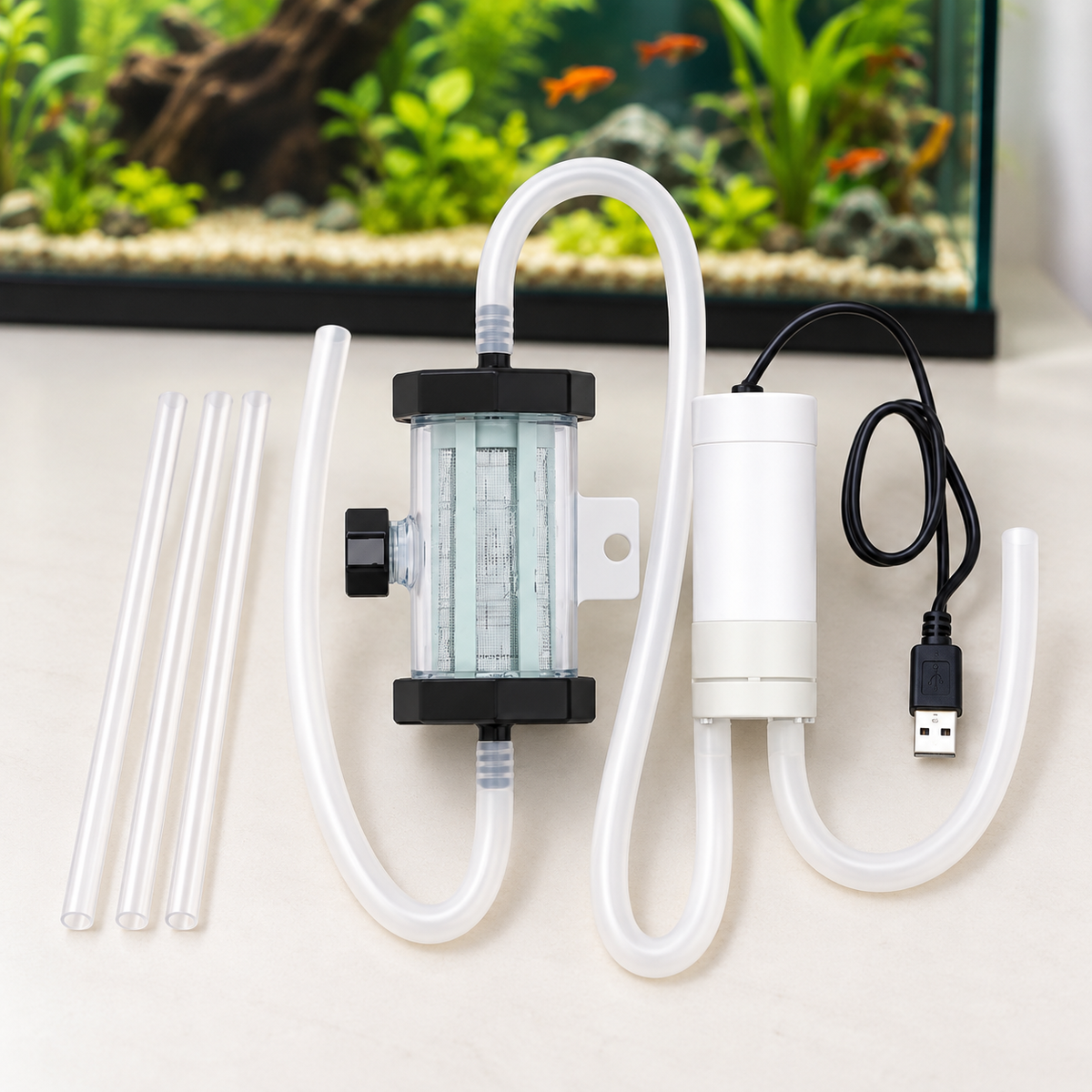 USB Aquarium Gravel Cleaner & Water Changer