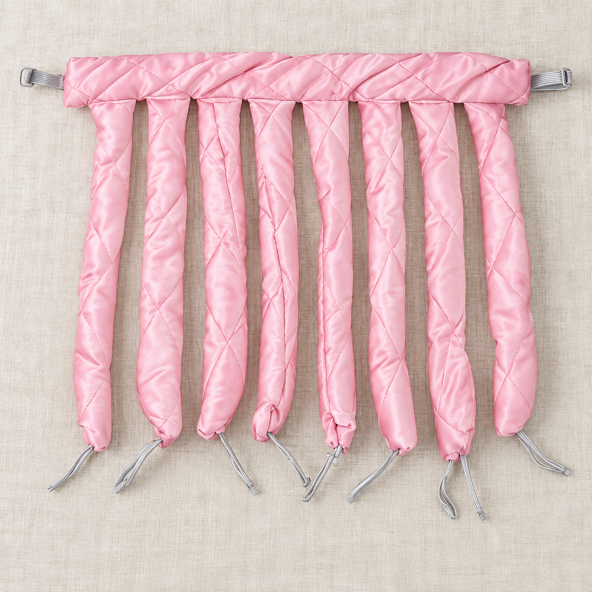 Eight-Rod Heatless Curling Headband