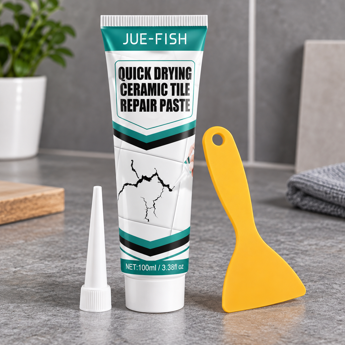White Ceramic Tile Repair Paste Kit