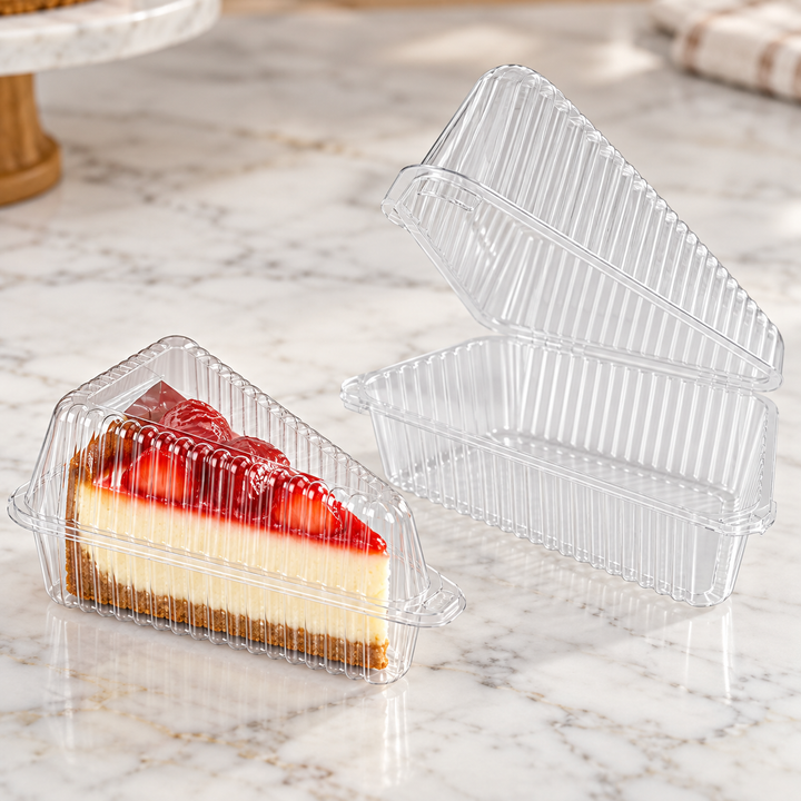 Clear Cake Containers, 100 or 150 Pack