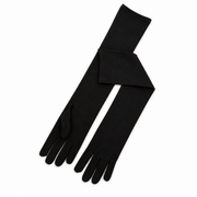 Long black filming gloves