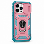 Protective iPhone case — pink and green
