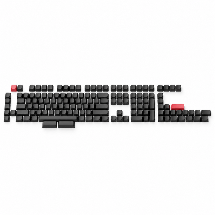 Keychron OSA side-printed keycaps — black set