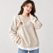 Nursing Sweatshirt with Bear Detail — A / 3XL / China Mainland
