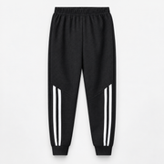 Kids Waffle Joggers with Striped Lower Legs — 1pcs-hthfgck-hei / 100 / China Mainland
