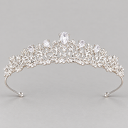 Silver-Tone Rhinestone Bridal Tiaras — Silver 1