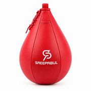 Boxing Speed Bag with Optional Swivel — red ball only