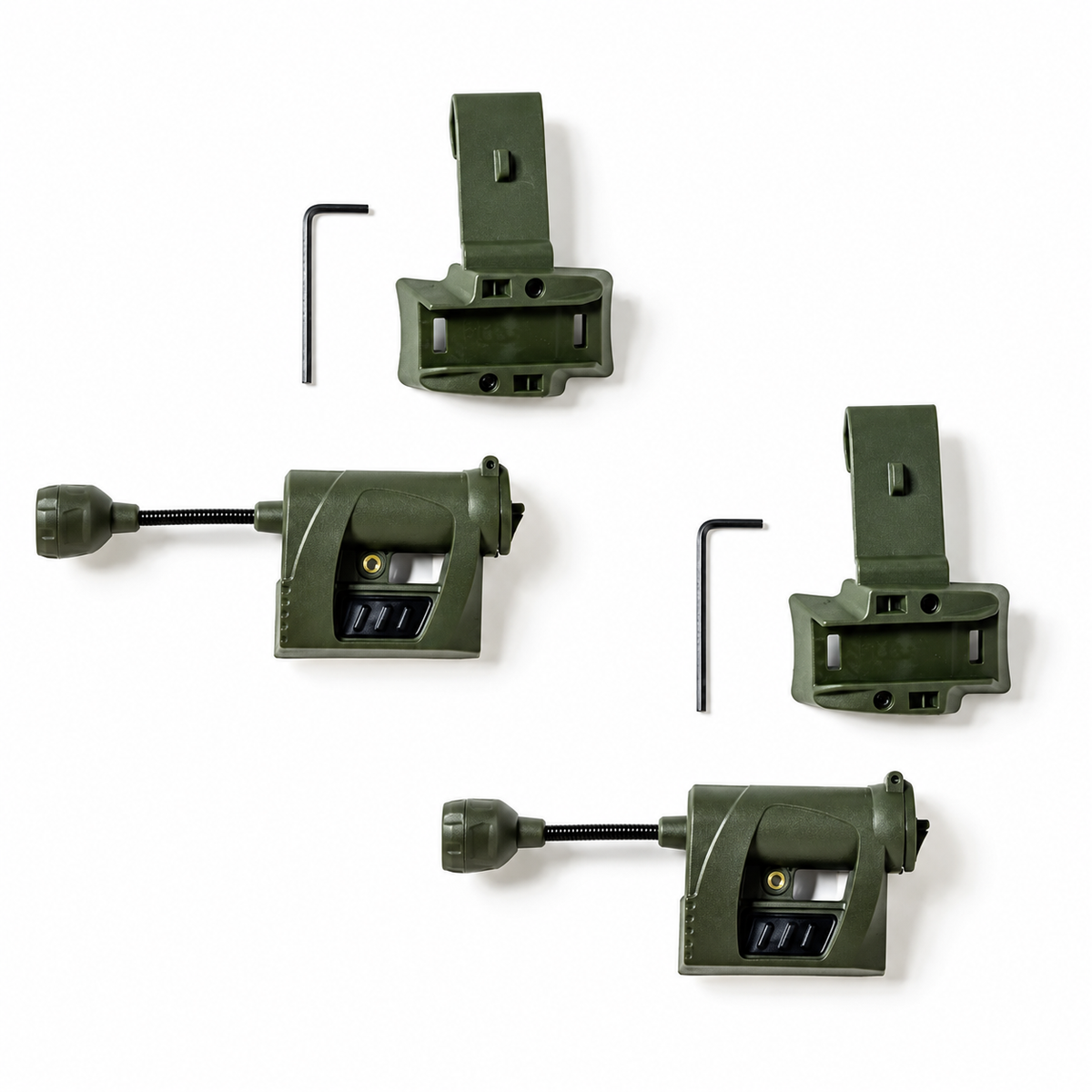 Tactical Helmet LED Light – GreenX2