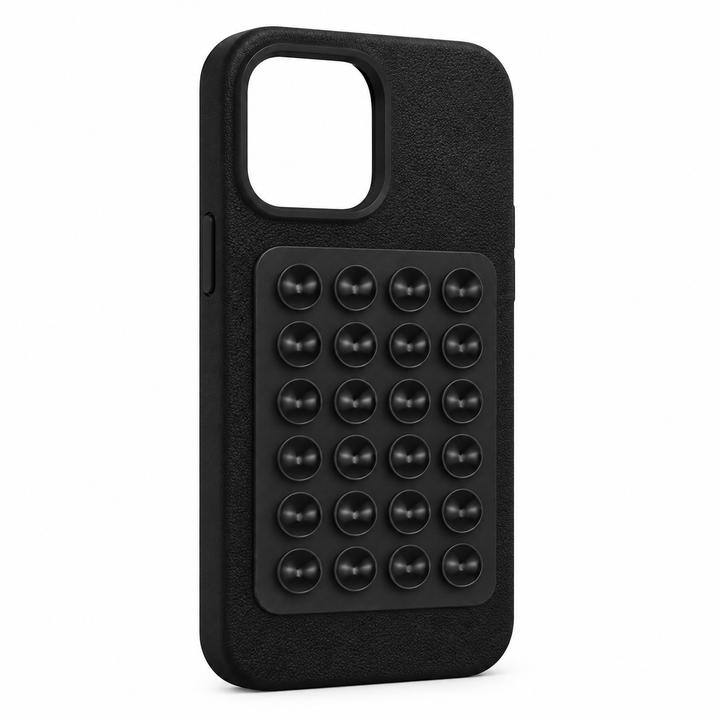Textured iPhone Case with Suction-Cup Grip — product view