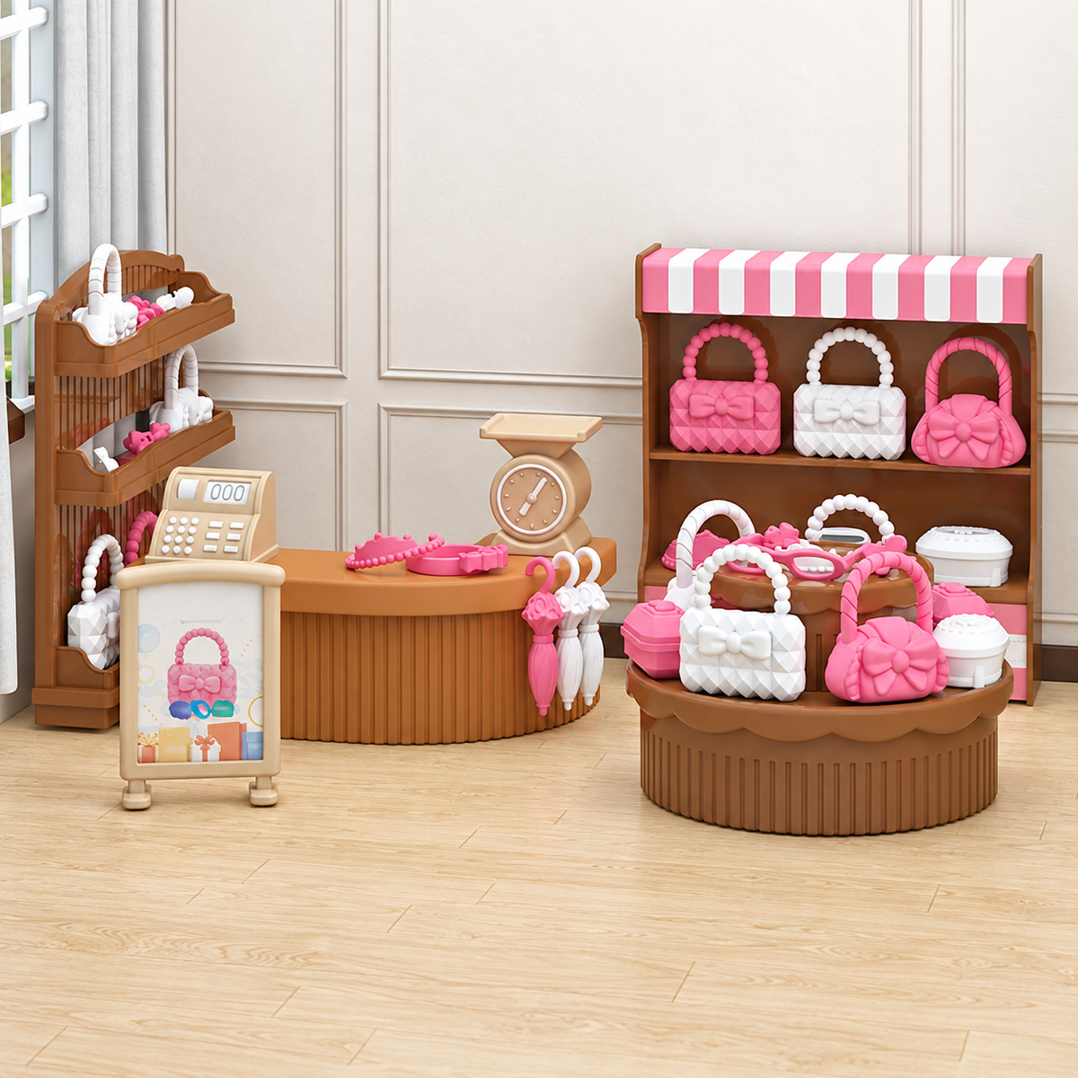 1:12 Dollhouse Furniture & Miniature Scene Set — jewelry shop