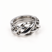 Interwoven Metal Ring Puzzle — Ring Puzzle 1