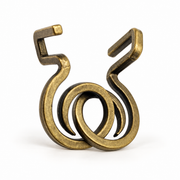 Hooked Ring Metal Disentanglement Puzzle — Gou Puzzle