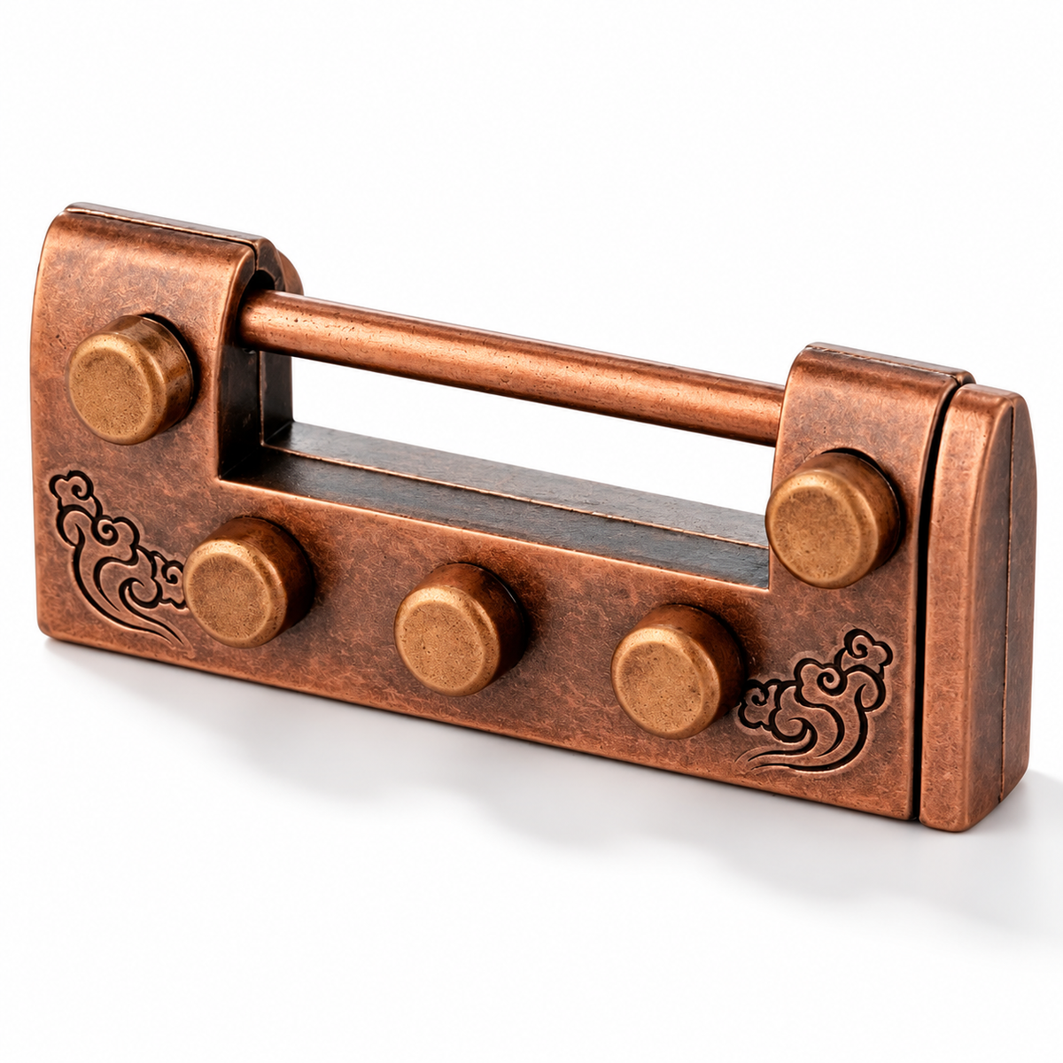 Ruyi puzzle, angled detail
