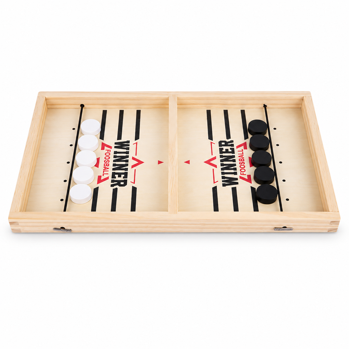 Sling puck game — small non-folding board