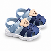Toddler bear sandals — blue