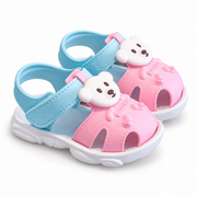 Toddler bear sandals — pink