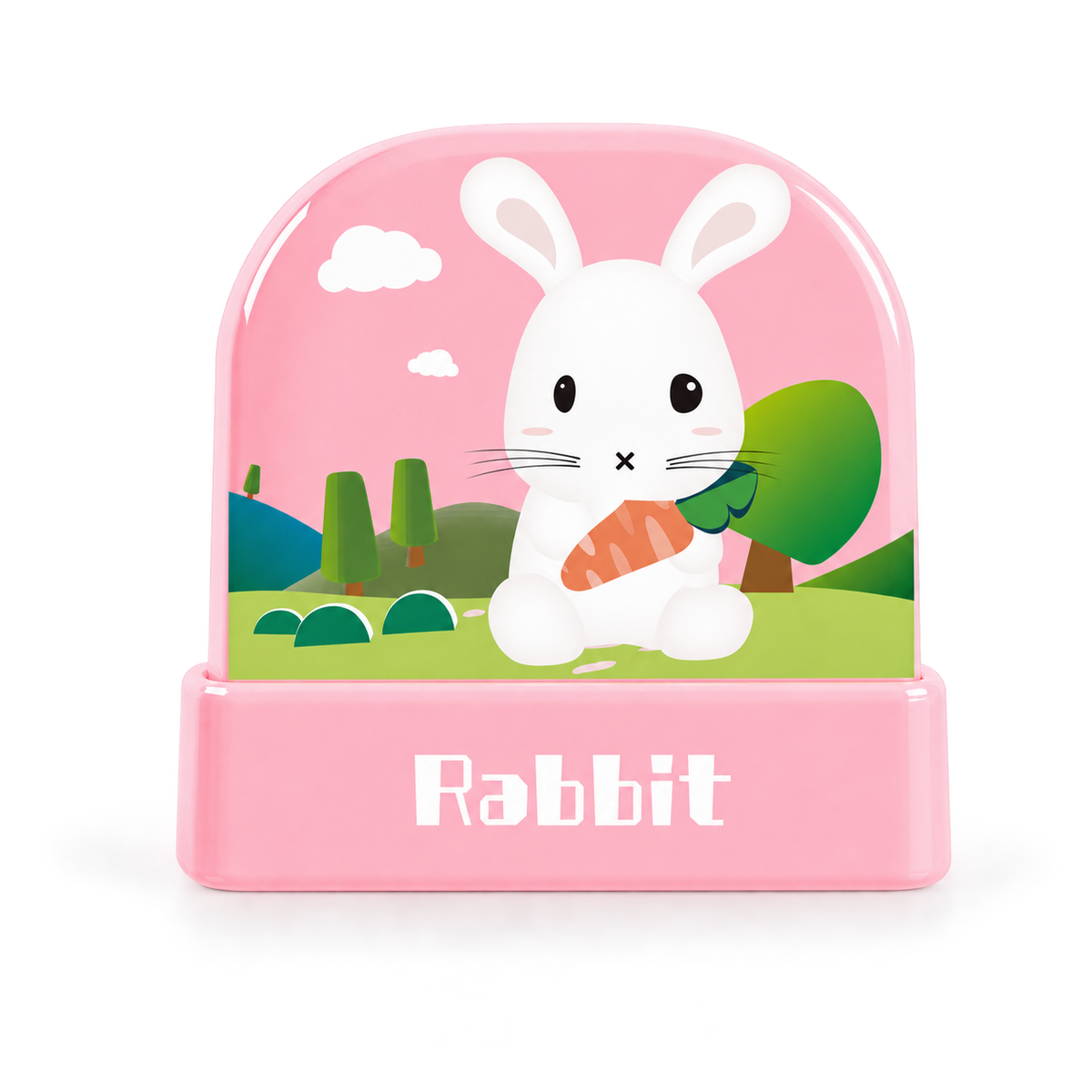 Personalized name stamp casing — Rabbit