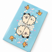 Illustrated bear tarot card back