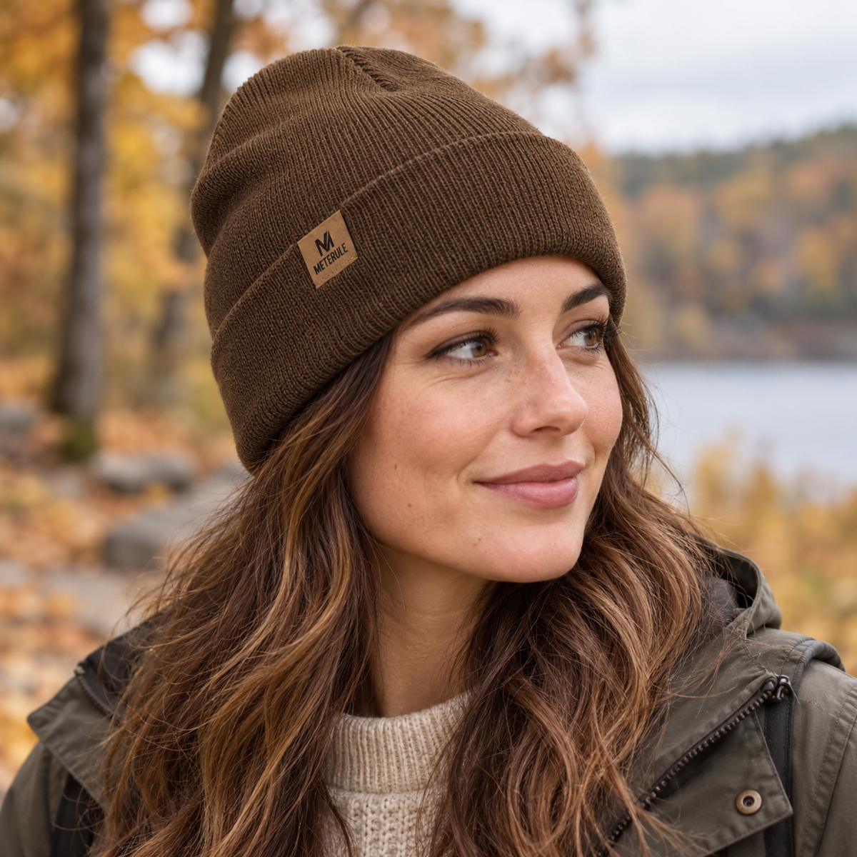 Unisex Knit Cuffed Winter Beanie — 54–60 cm