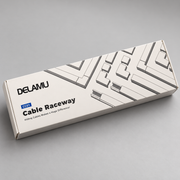 DELAMU CC01 Cable Raceway Kit — Gray — detail view