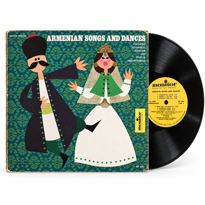 Armenian Songs and Dances — Monitor MF 400 Vinyl LP, Pre-Owned — studio view