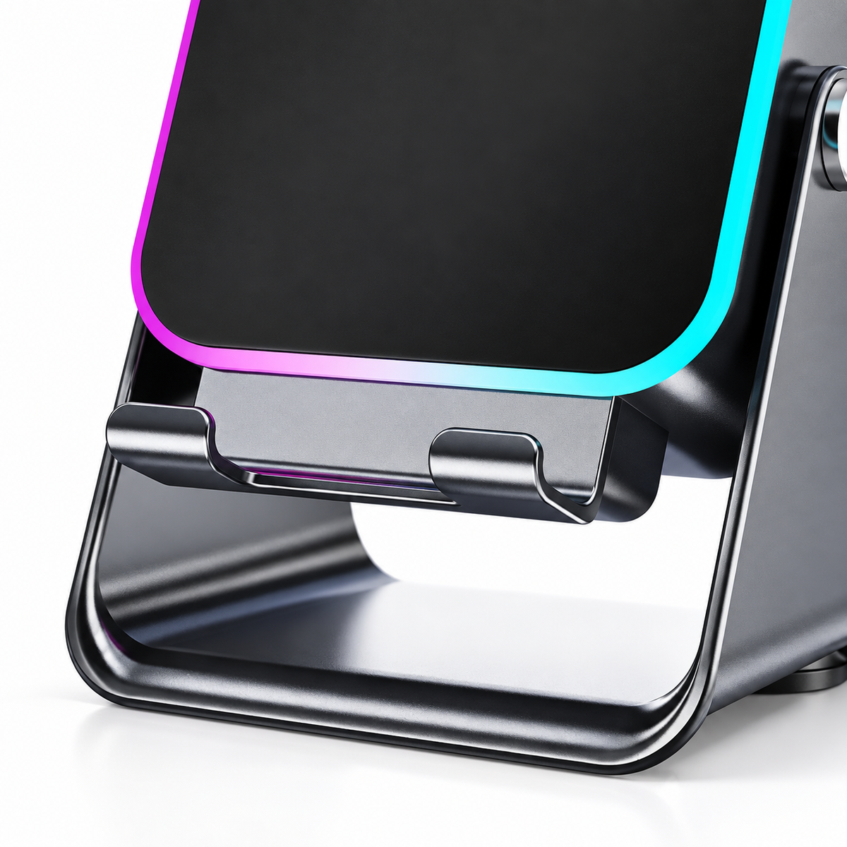 Induction Speaker Phone Stand — RGB Ambient Light