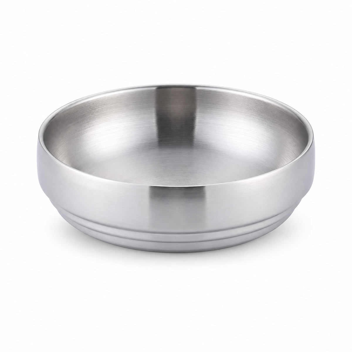 Double-Wall Stainless Steel Bowl — 17–25 cm, Selected Finish