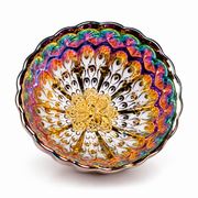 Peacock-Pattern Ceramic Teacup — Approximately 140 mL, 1 Piece